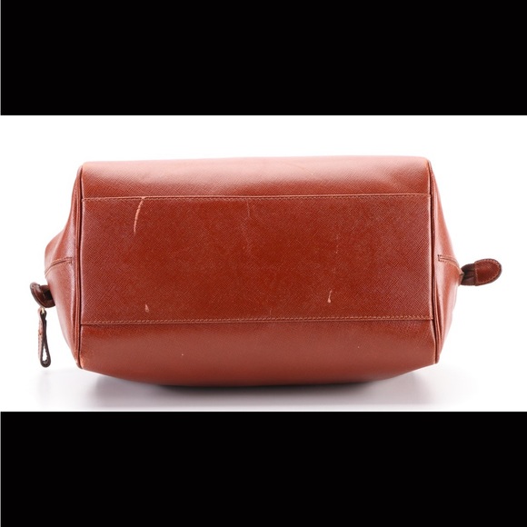 Vintage Prada Handbag in Brown Saffiano Leather - Picture 8 of 17